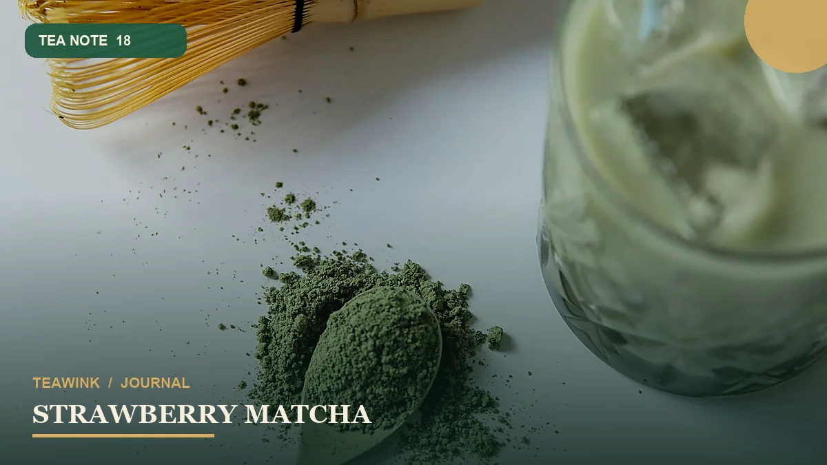 Strawberry Matcha: Menata Rasa Buah, Susu, dan Teh